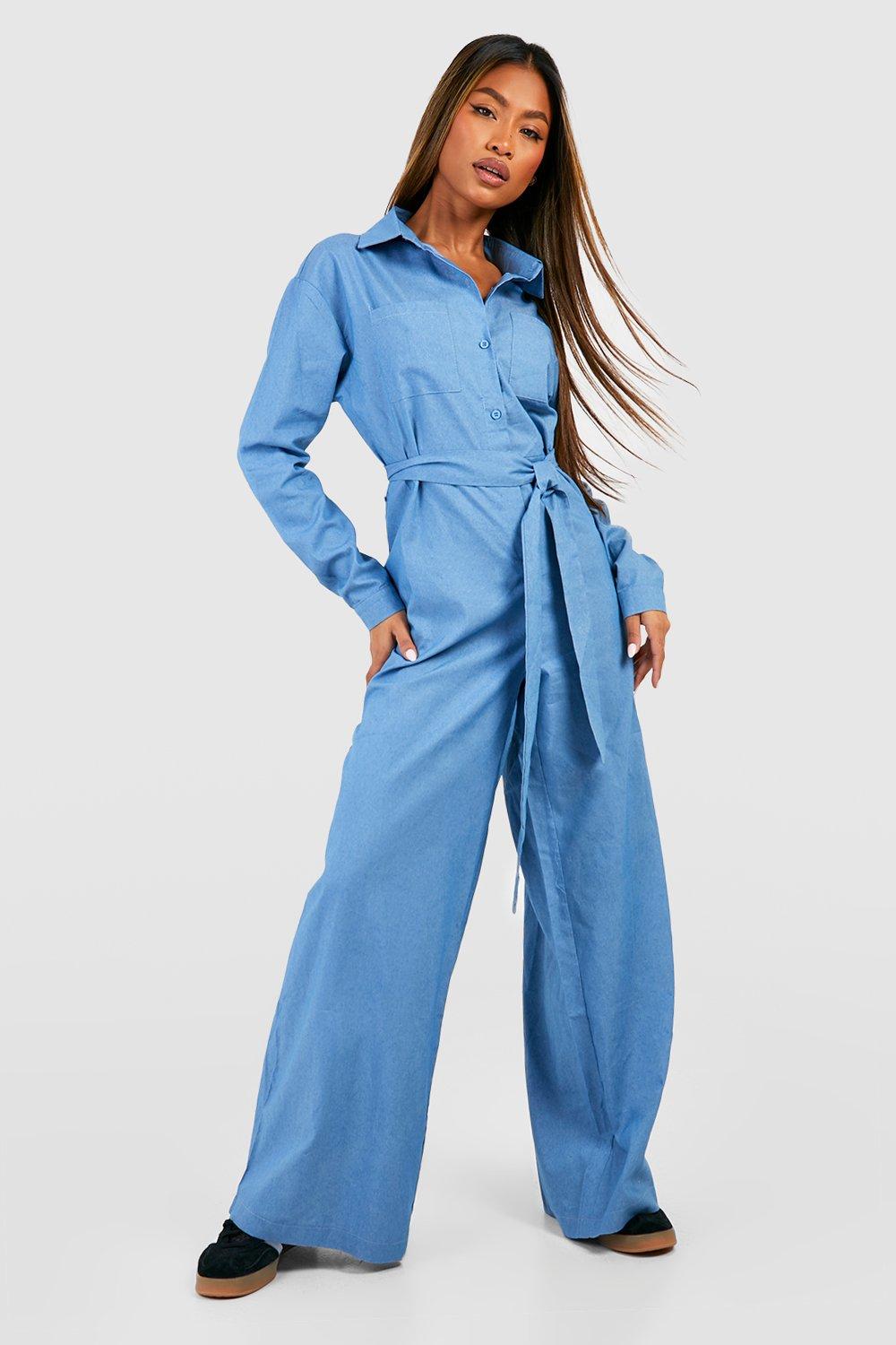 Chambray boiler sale suit